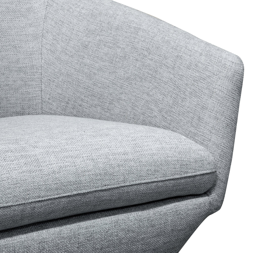 Swivel Ravello Lounge Chair - Light Grey