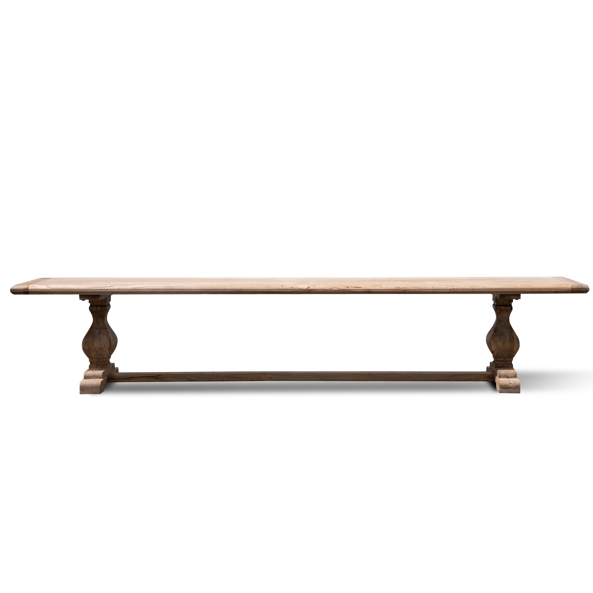 Reclaimed ELM 2.4m Wood Bergamo Bench- Natural