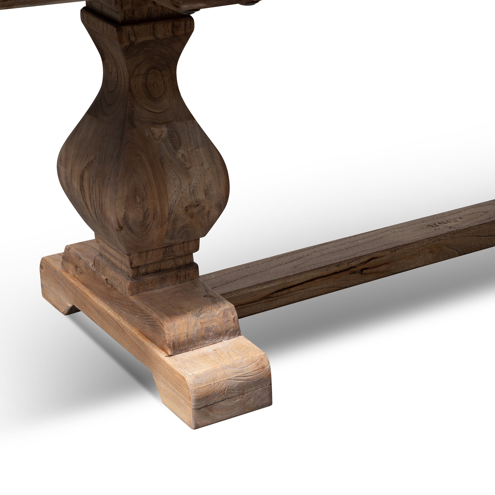 Reclaimed ELM 2.4m Wood Bergamo Bench- Natural