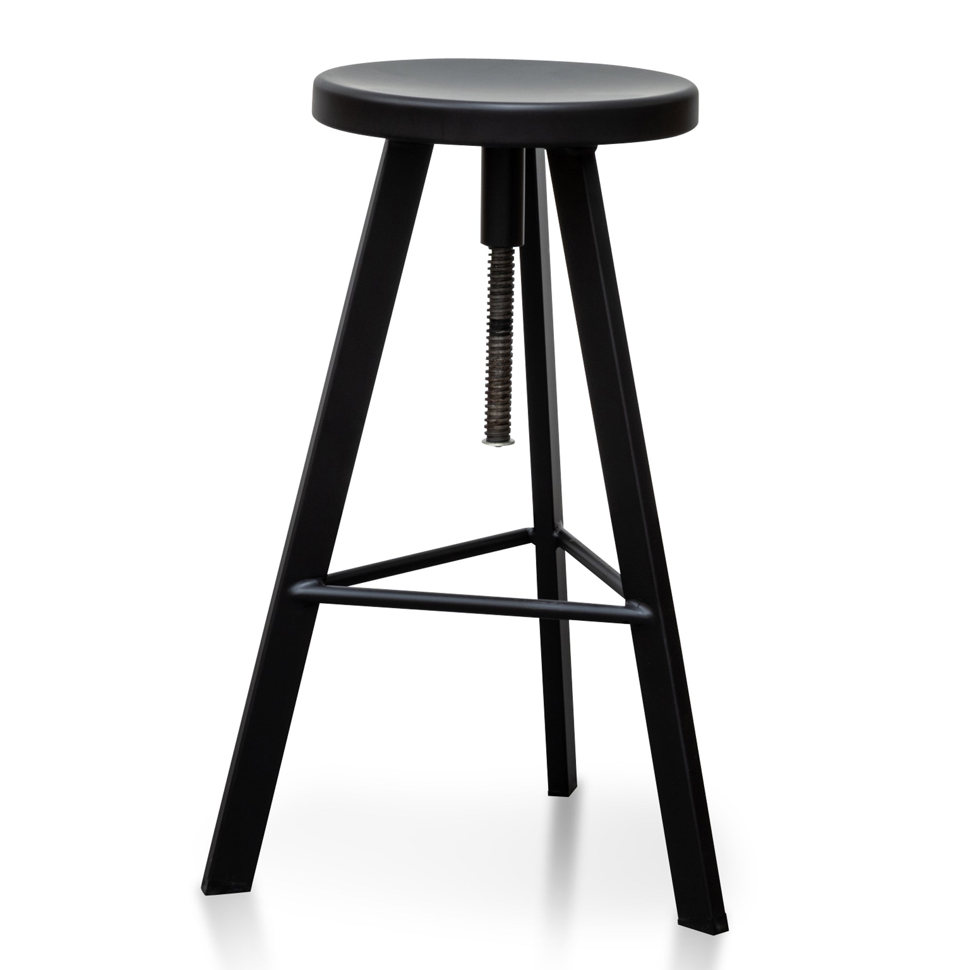 Steel Amalfi Bar Stool - Black