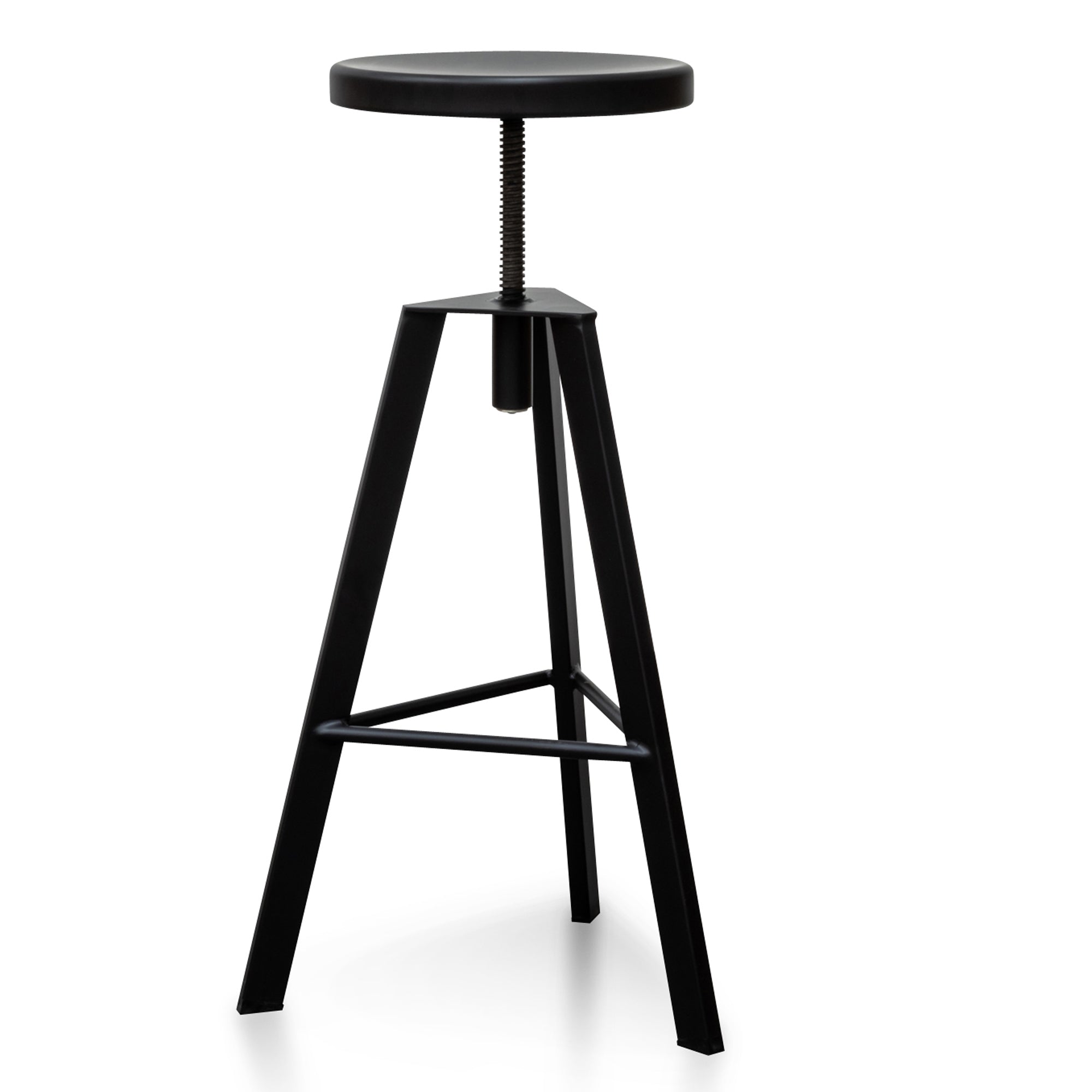 Steel Amalfi Bar Stool - Black