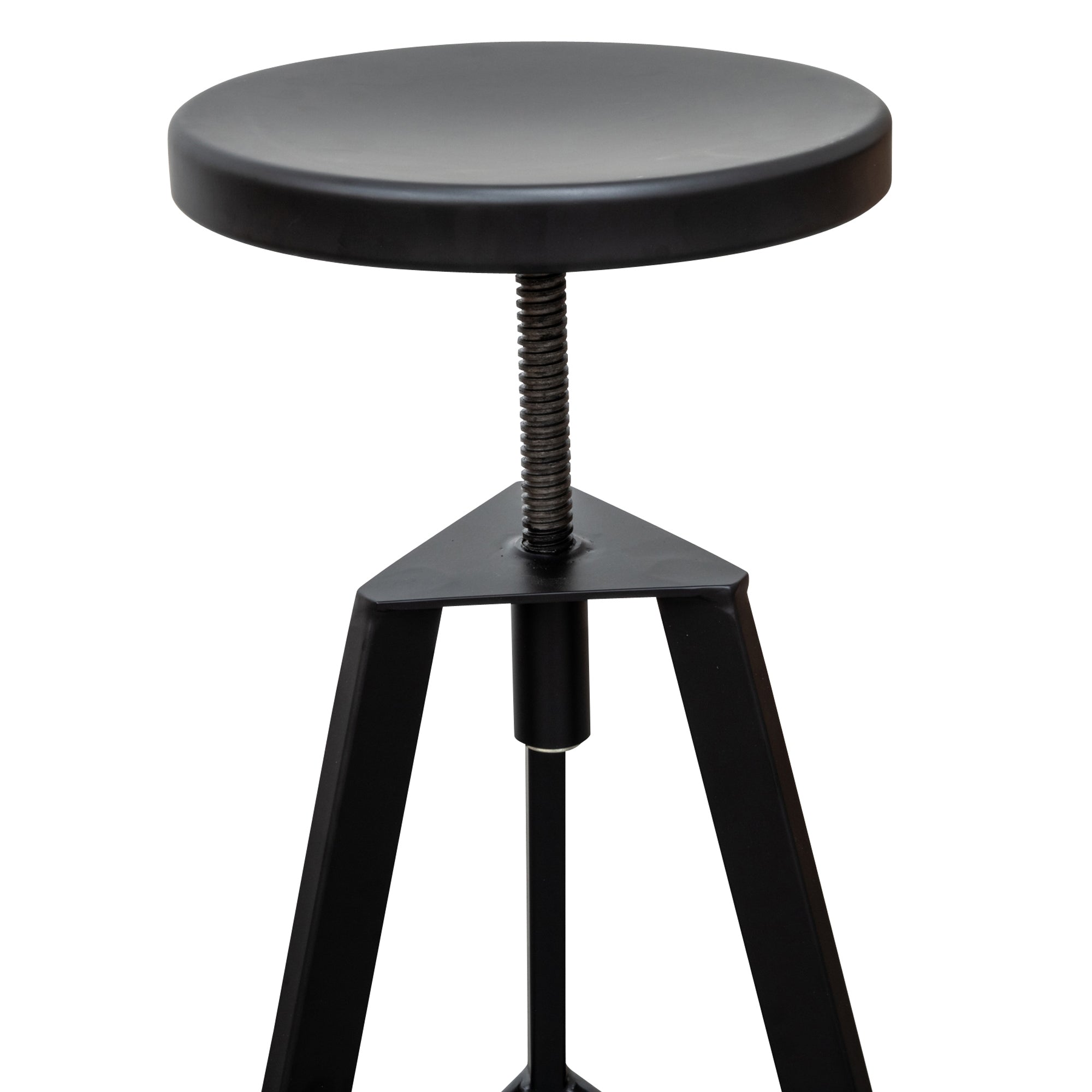 Steel Amalfi Bar Stool - Black