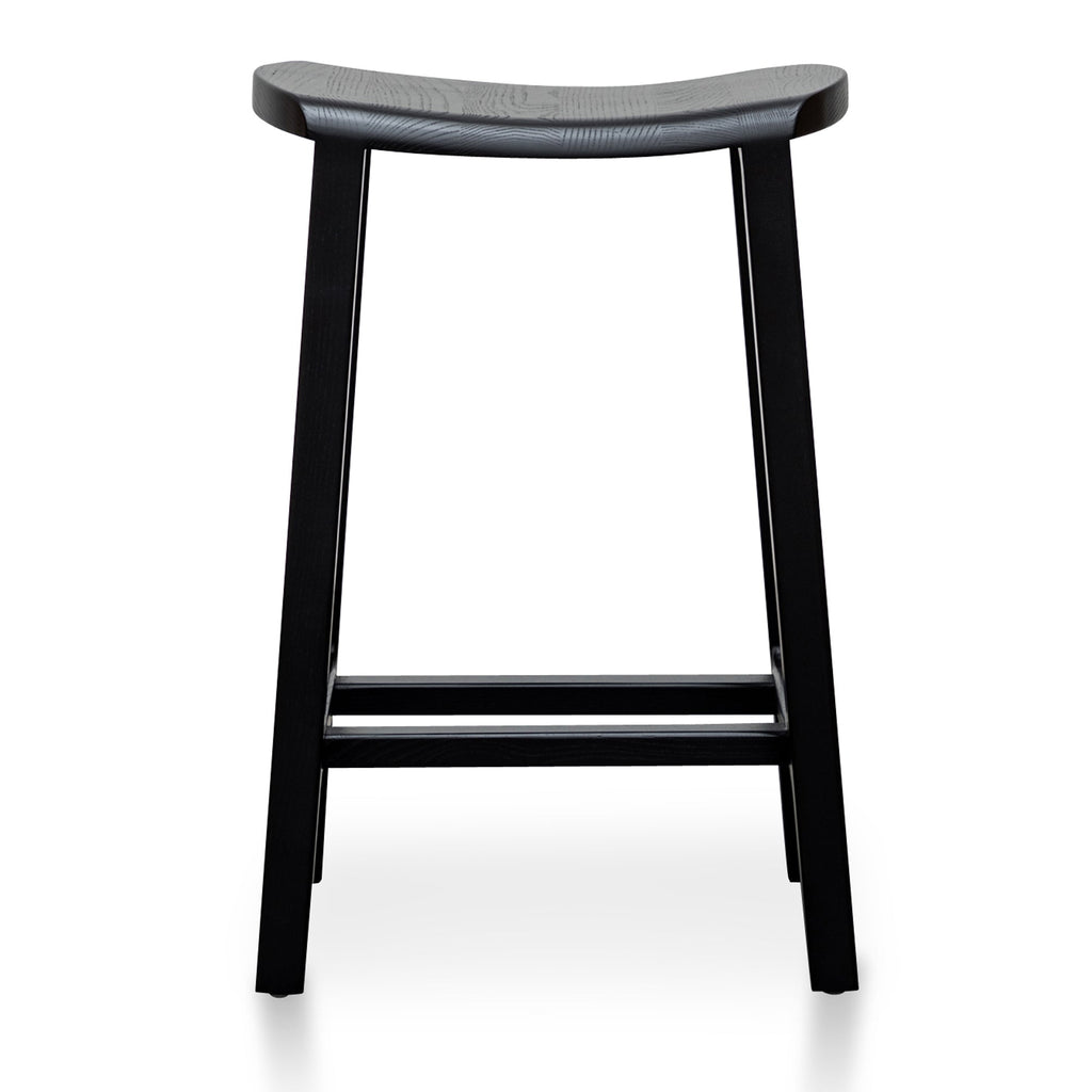 Wooden Amalfi Bar Stool - Black