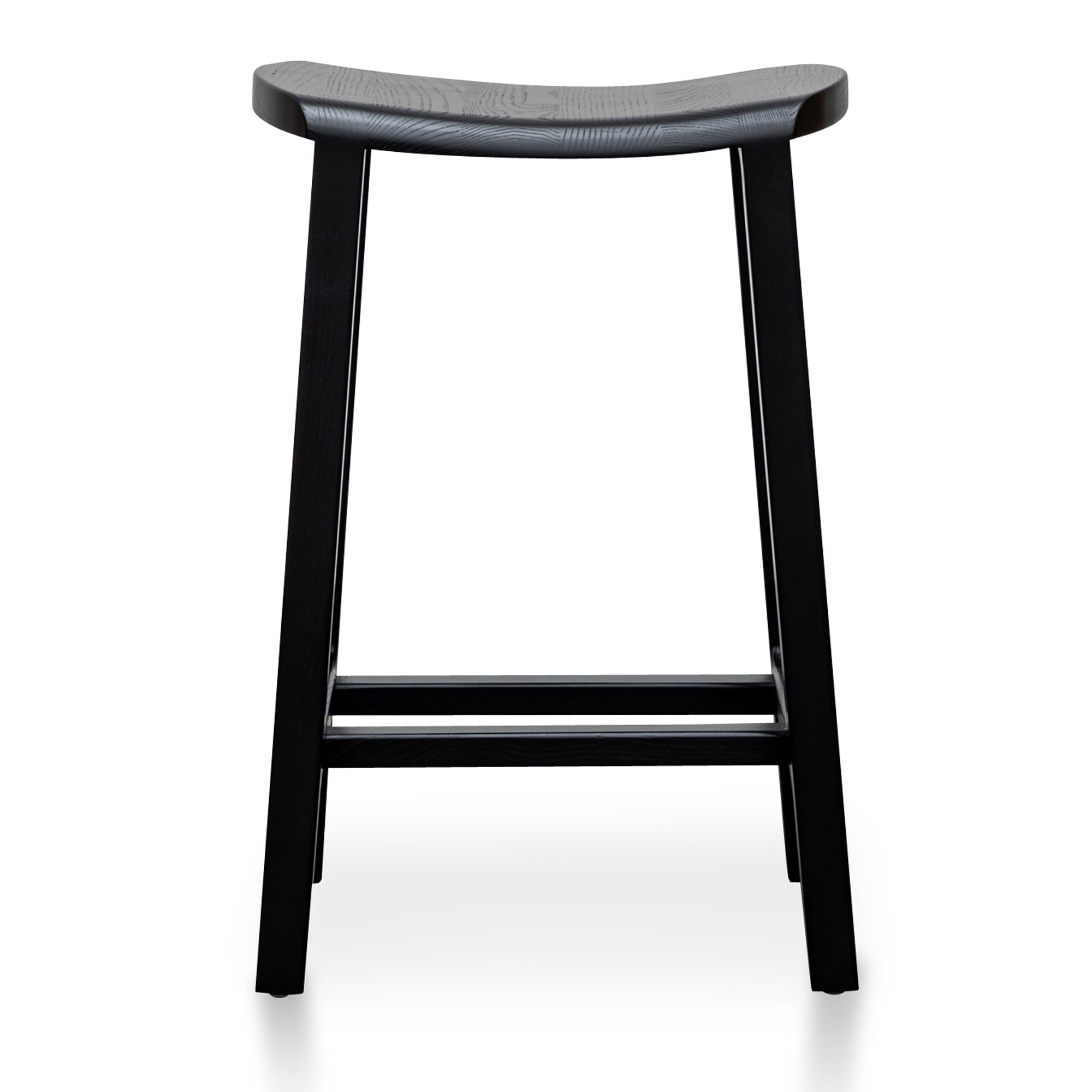 Wooden Amalfi Bar Stool - Black