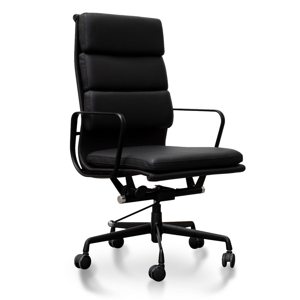 High Back Milano Office Chair - Full Black