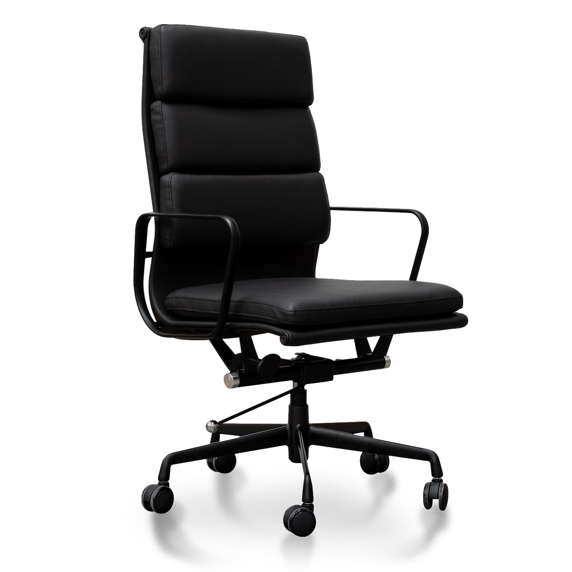 High Back Milano Office Chair - Full Black