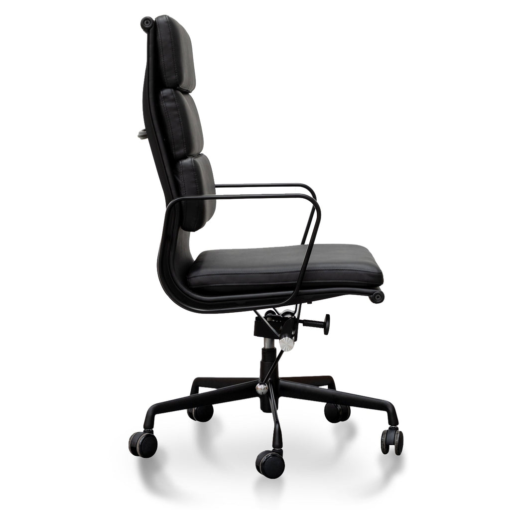 High Back Milano Office Chair - Full Black