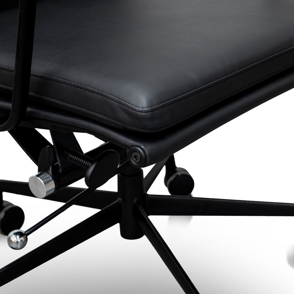 High Back Milano Office Chair - Full Black