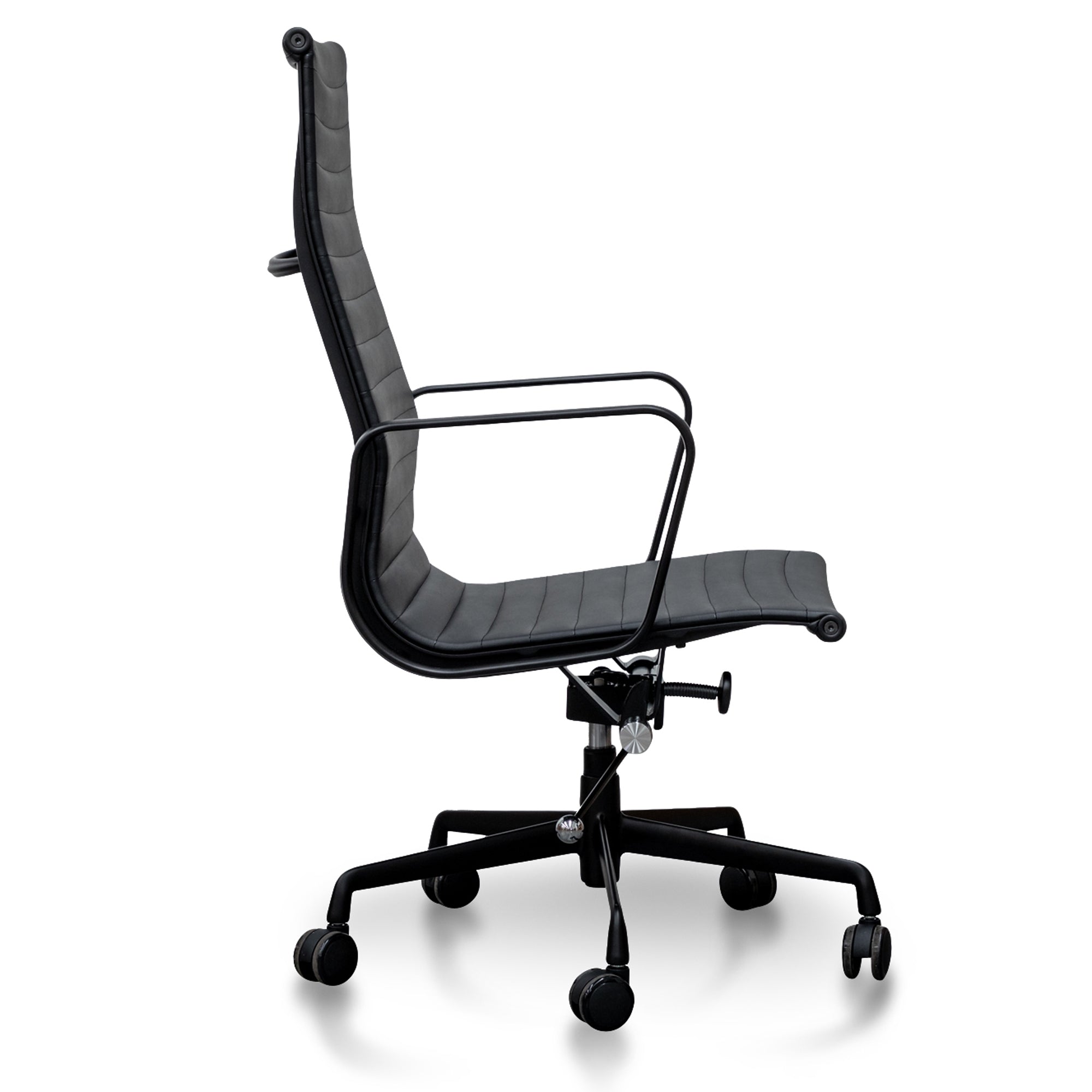 Executive Leather Milano Office Chair - Full Black