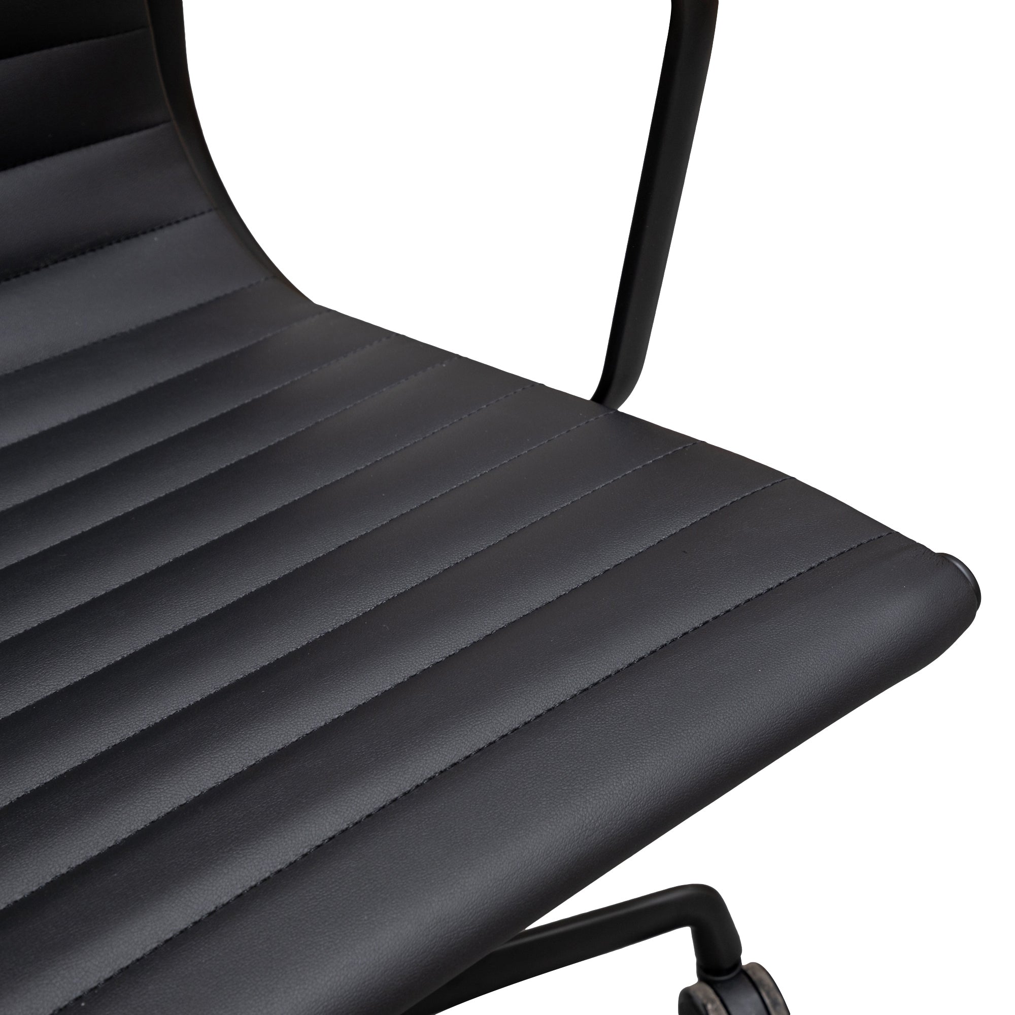 Executive Leather Milano Office Chair - Full Black