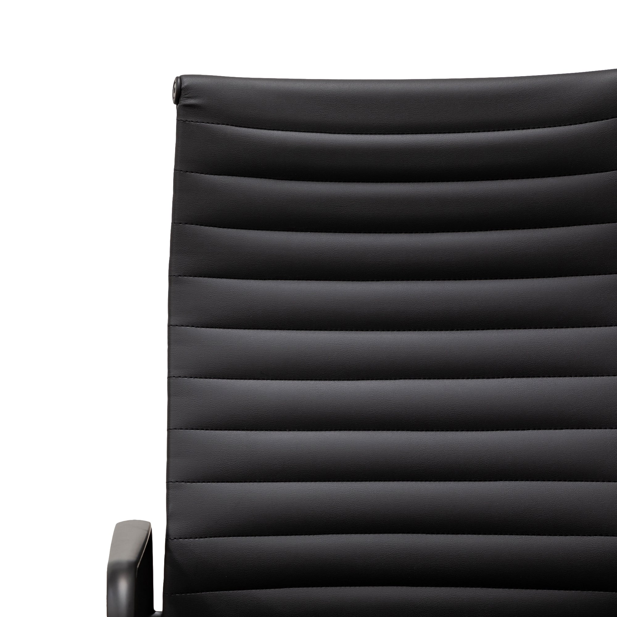 Executive Leather Milano Office Chair - Full Black