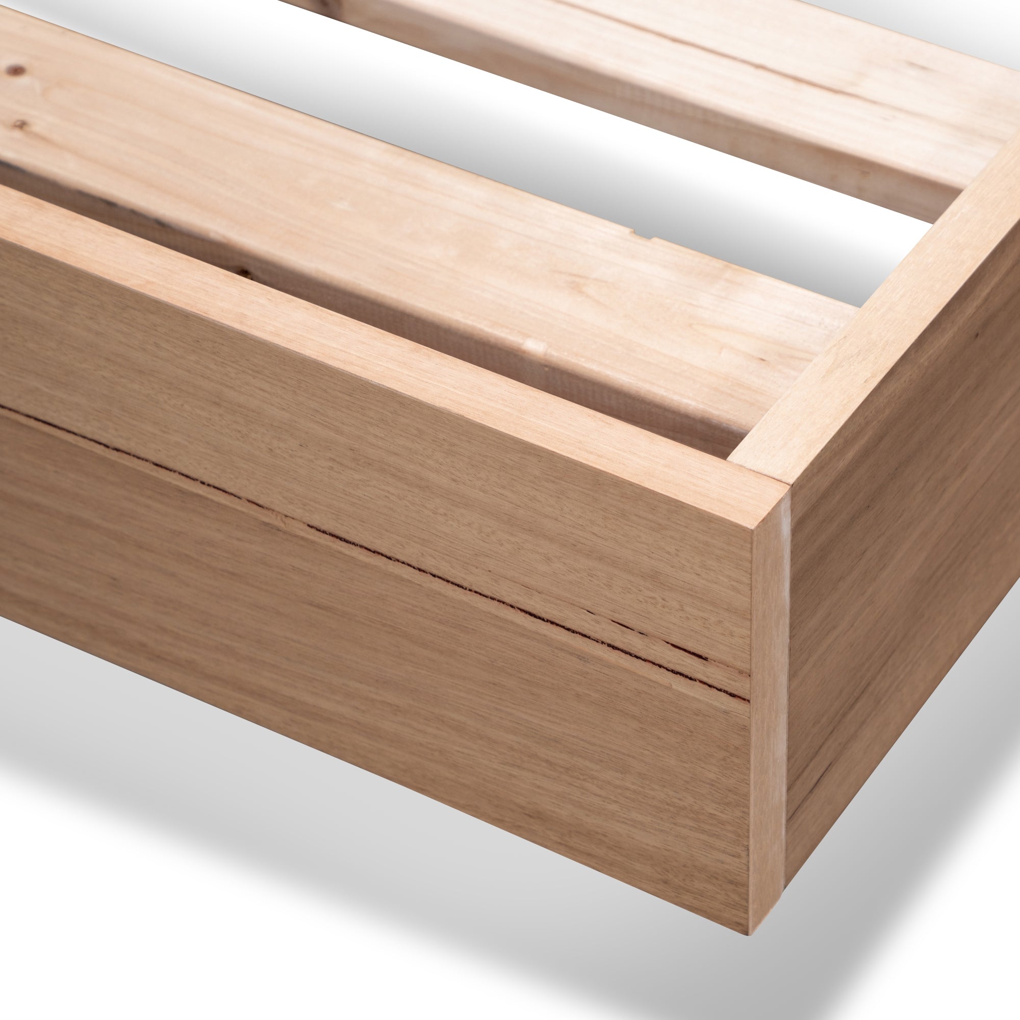 Queen Sized Lazio Bed Frame - Messmate
