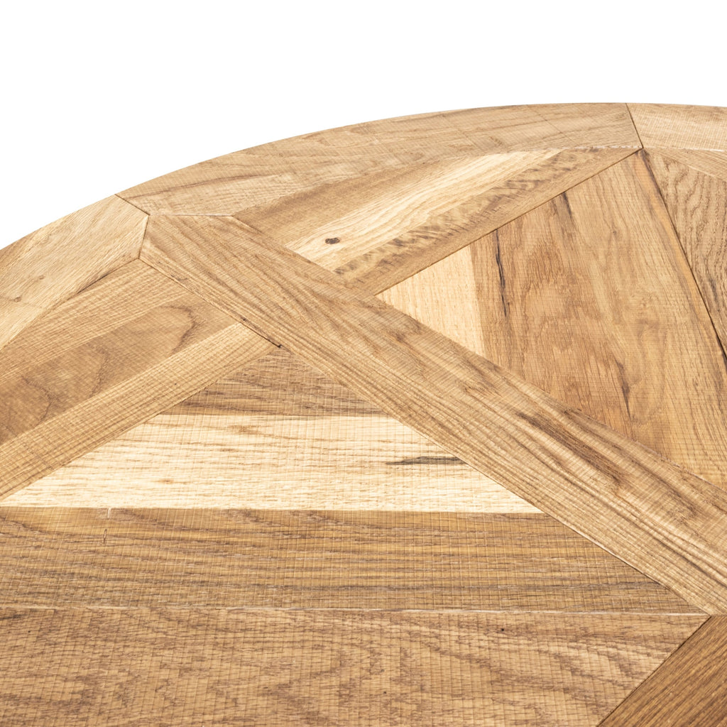 Round Siena Dining Table - Oak