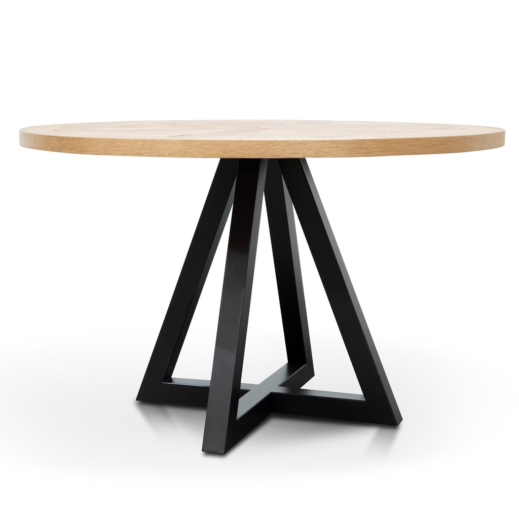 Round Siena Dining Table - Oak