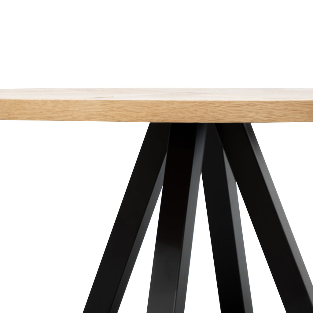 Round Siena Dining Table - Oak
