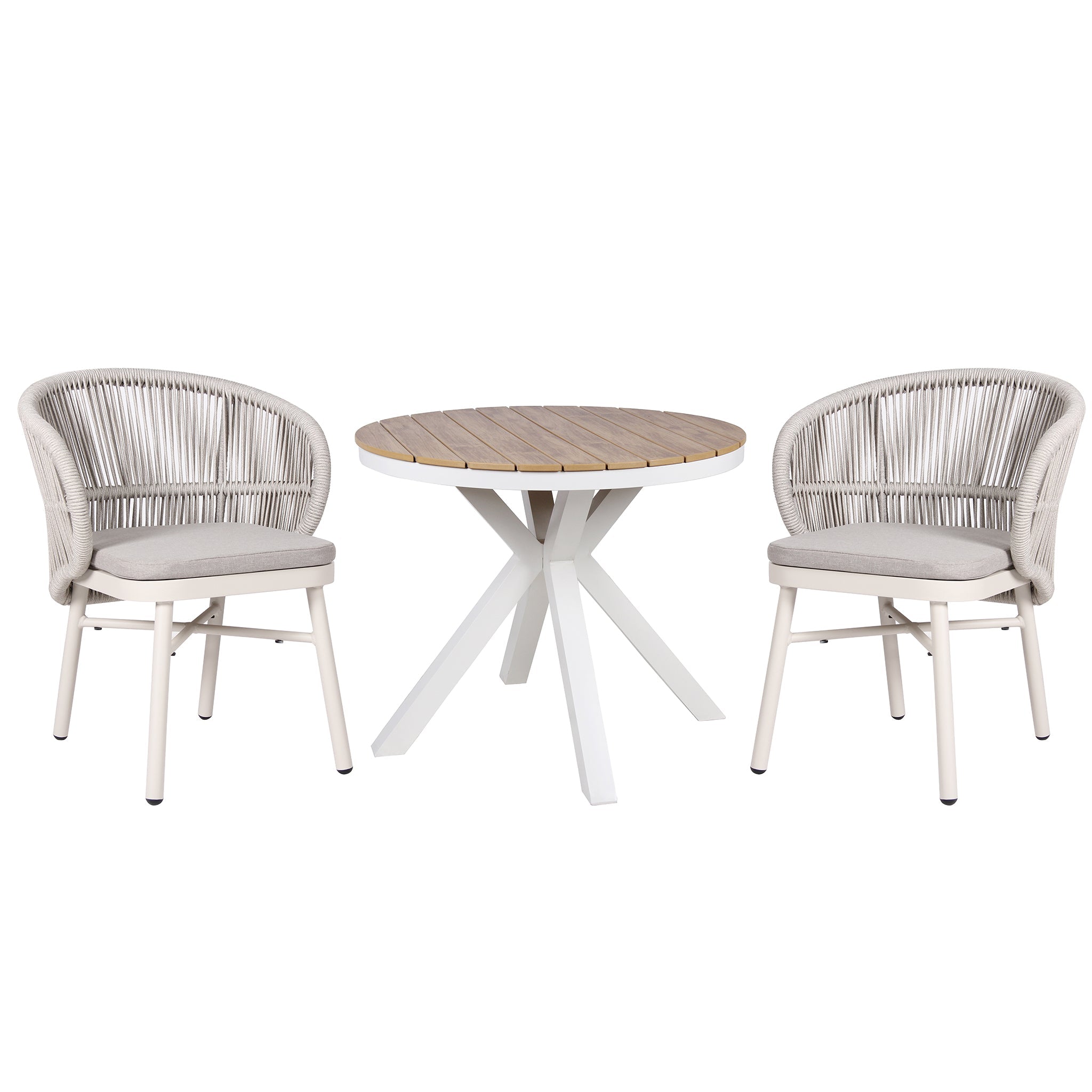 Sand White Outdoor Verona Dining Chair - Light Grey (Set of 2)