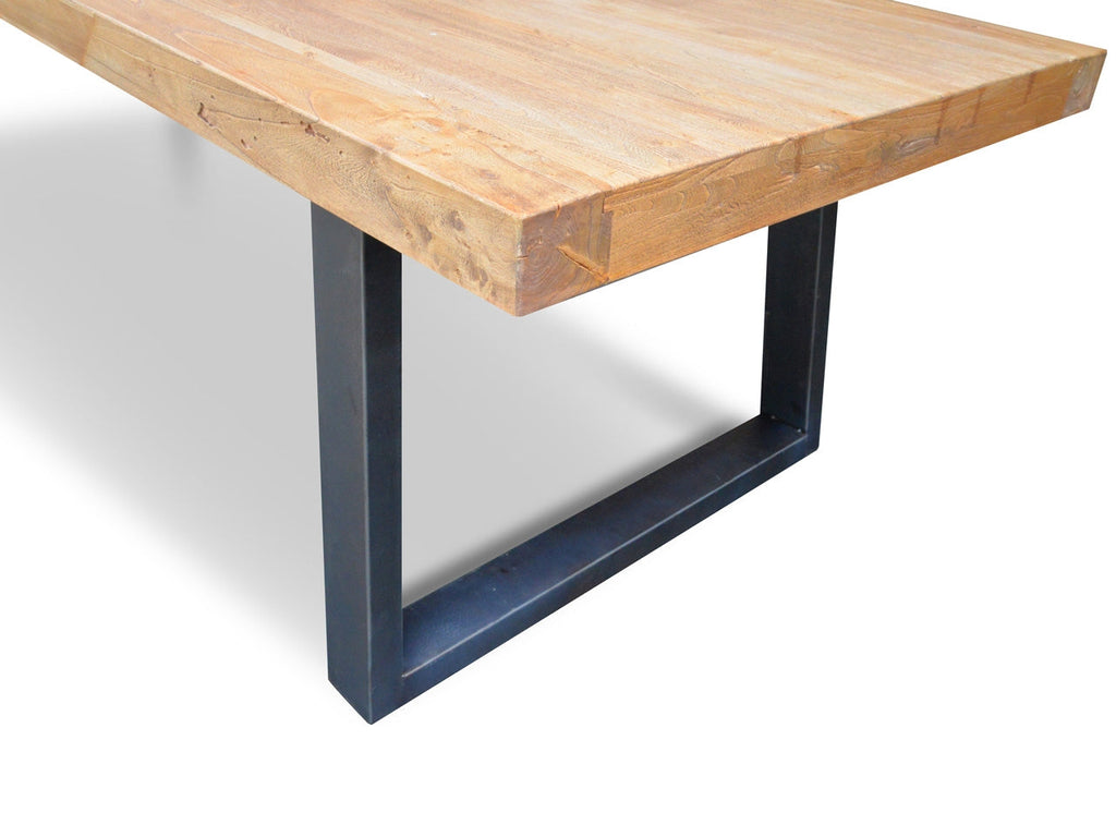 3m Reclaimed Elm Siena Dining Table - Natural