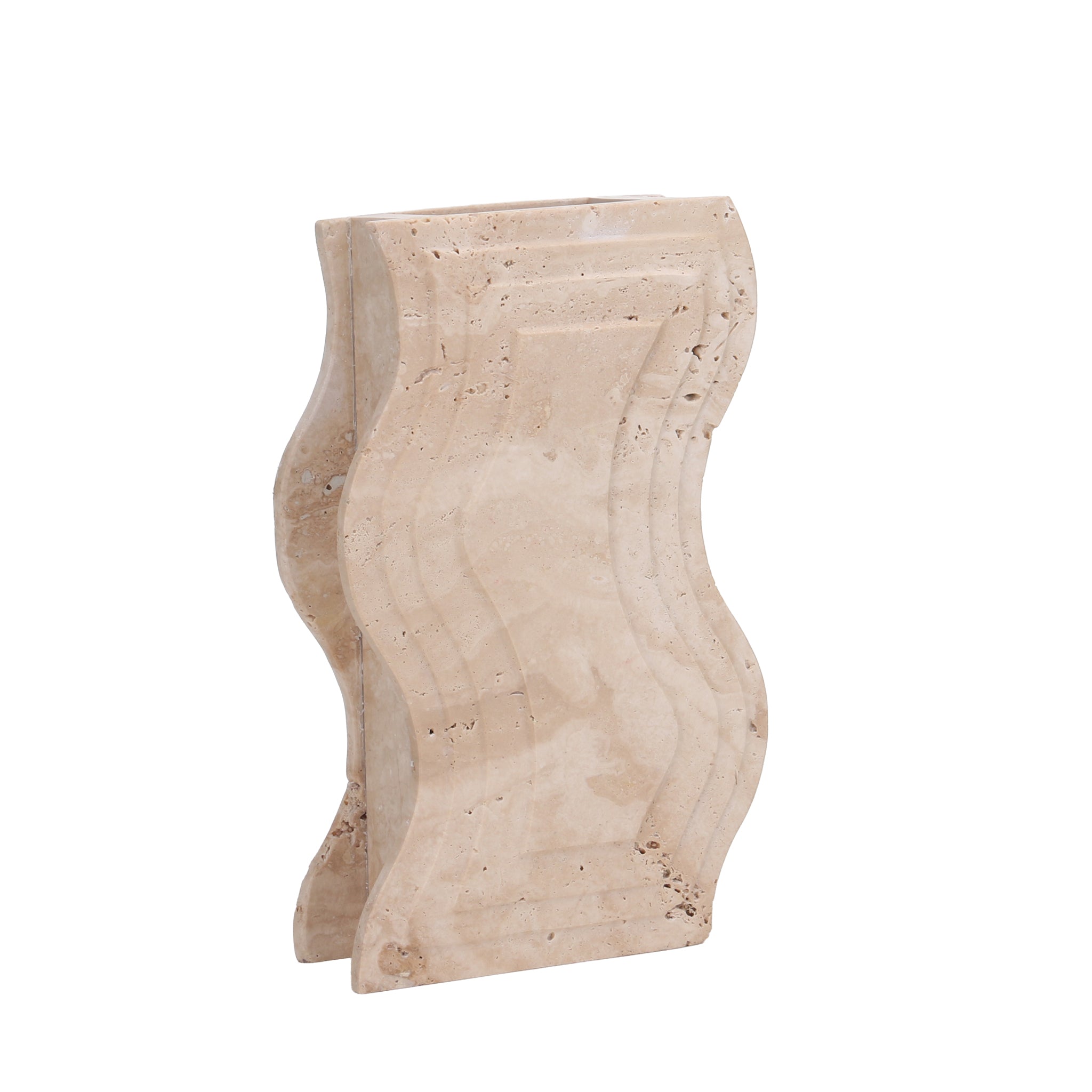 Curve Marble Base - Beige