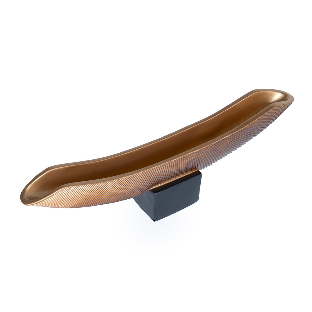 Decorative Boat Vase - Brown
