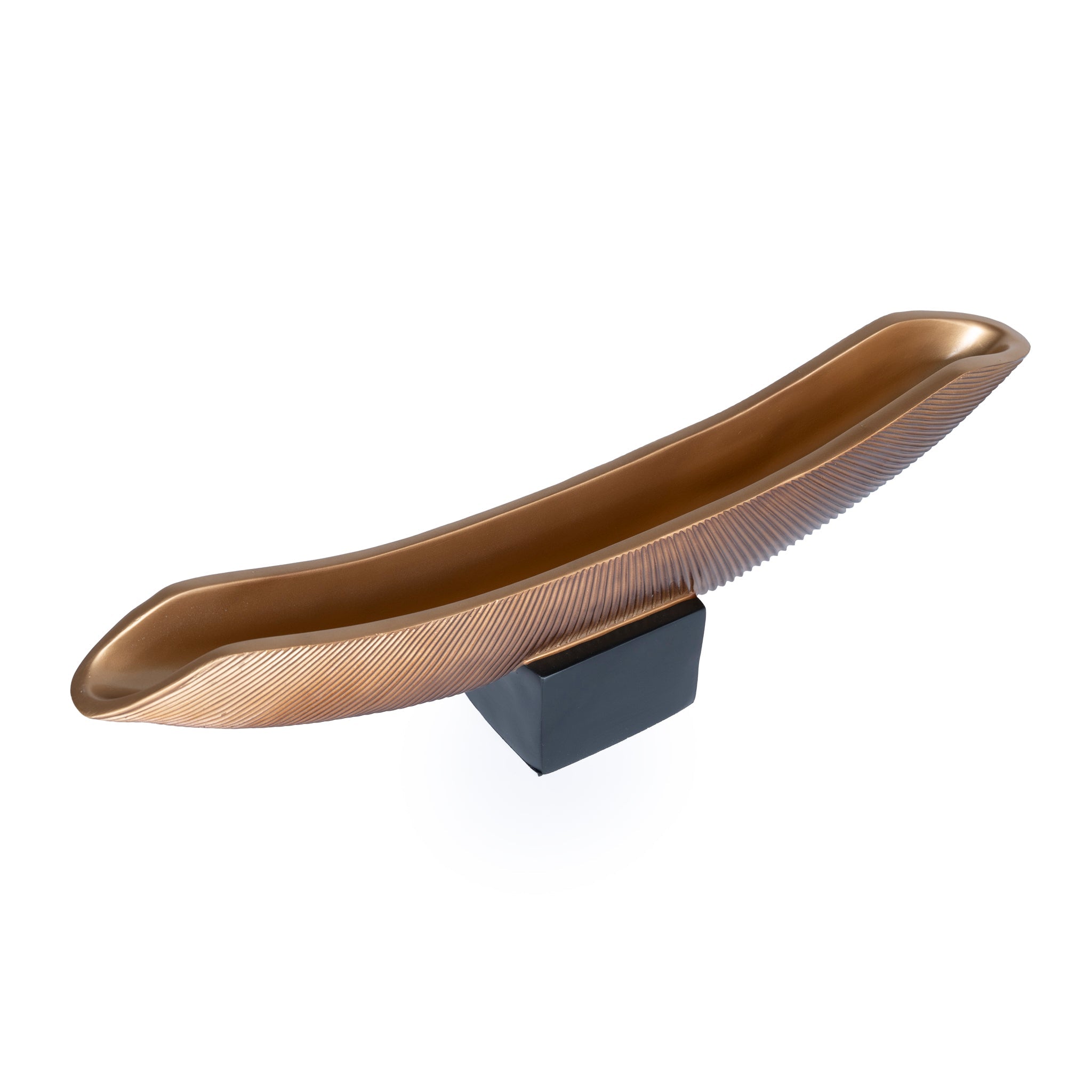 Decorative Boat Vase - Brown