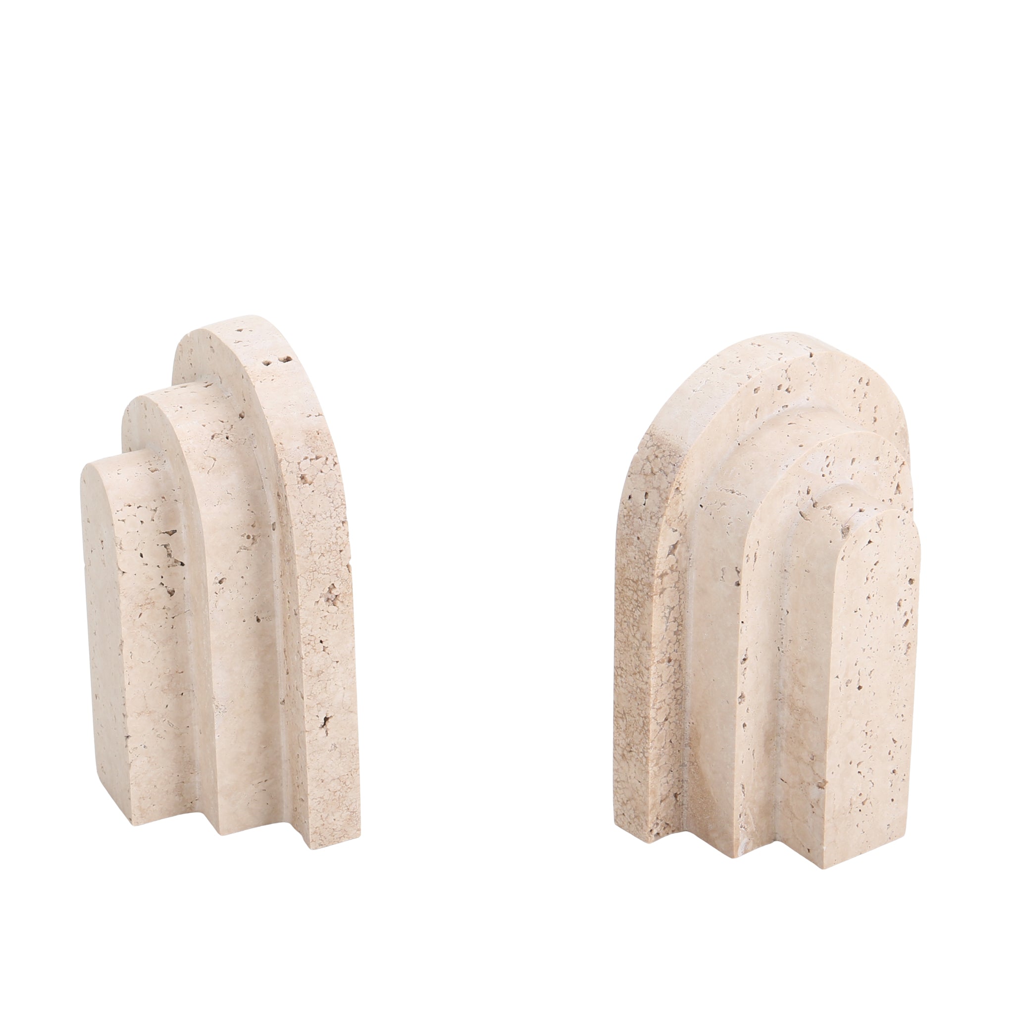 Stone Bookends - Beige