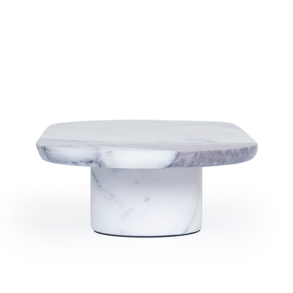 Natural Marble Tray - White
