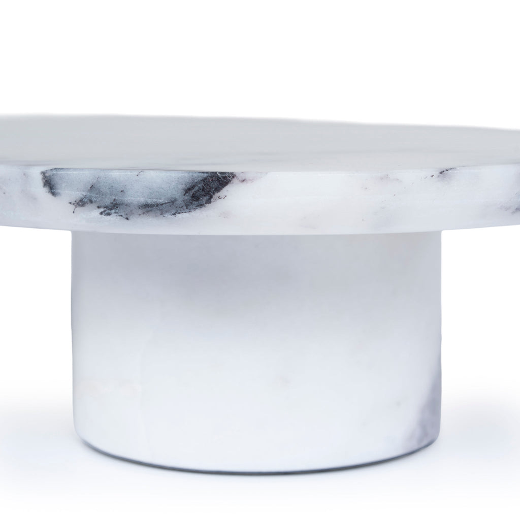 Natural Marble Tray - White