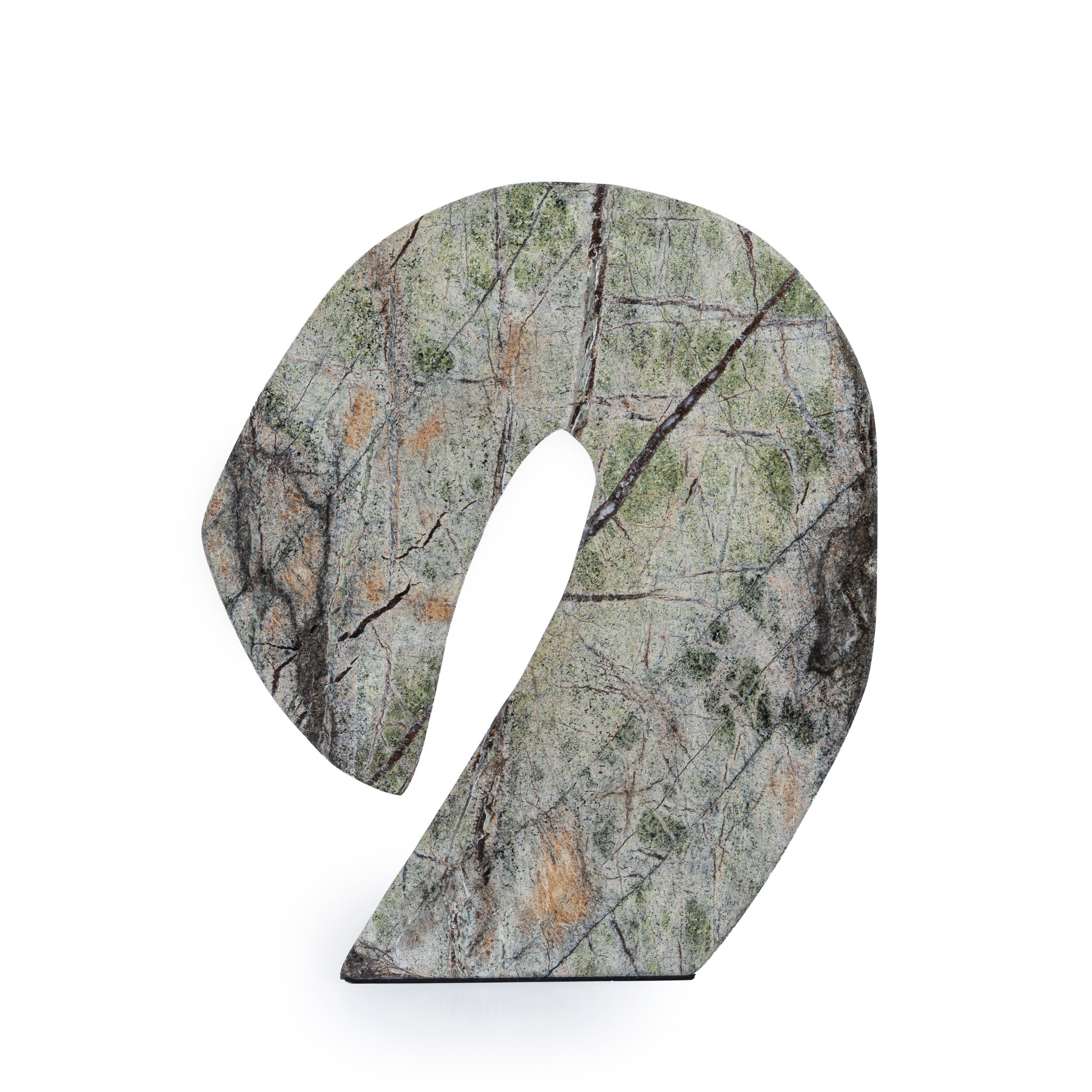 Sea Waves Marble Sculpture - Green