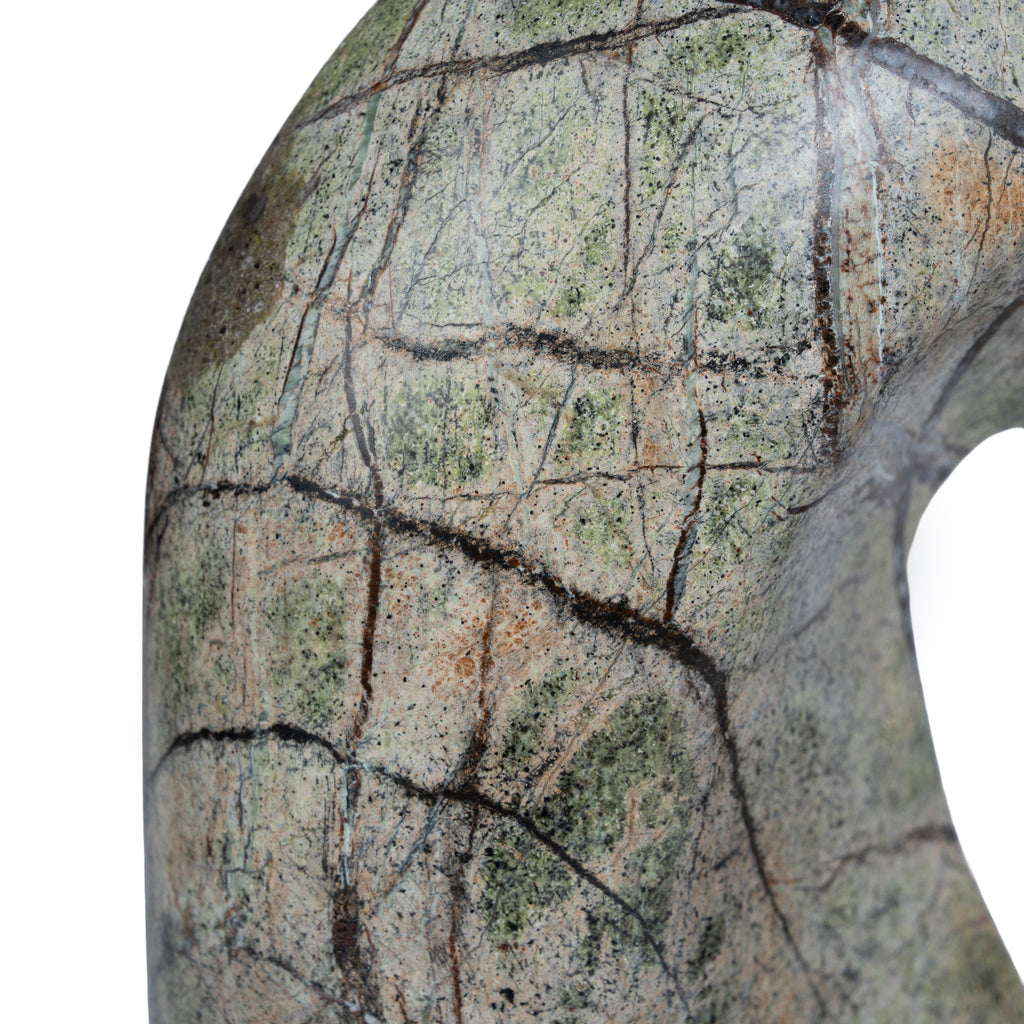 Sea Waves Marble Sculpture - Green