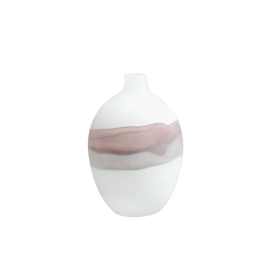 Flowing Vase B - White