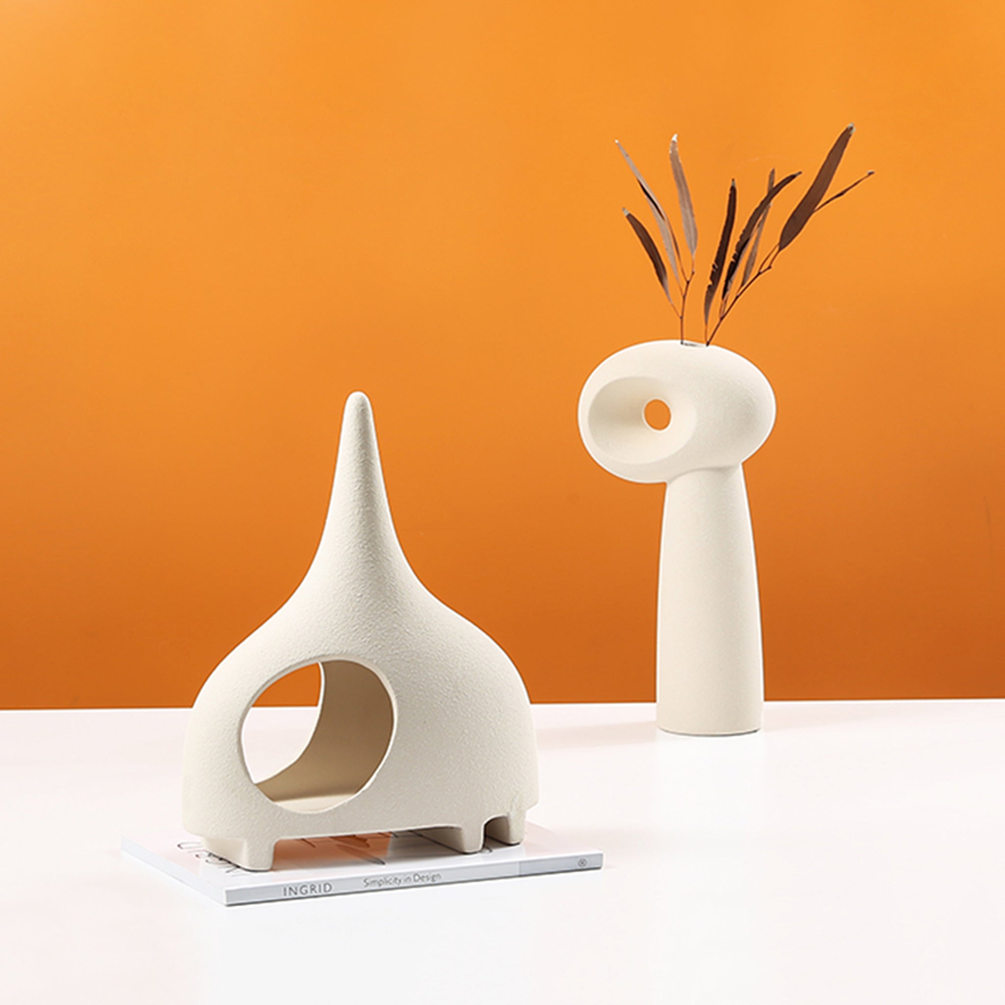 Single Eye Ceramic Sclupture
