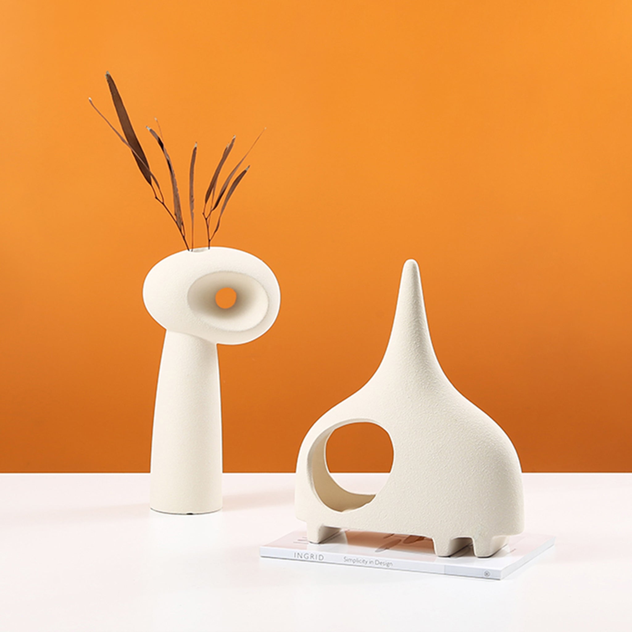 Single Eye Ceramic Sclupture