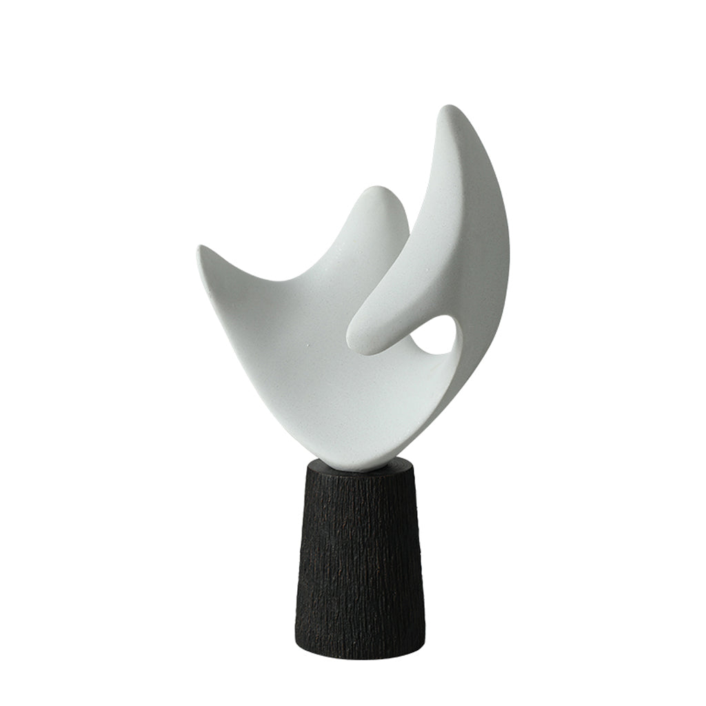 Wing Look Sculpture - White