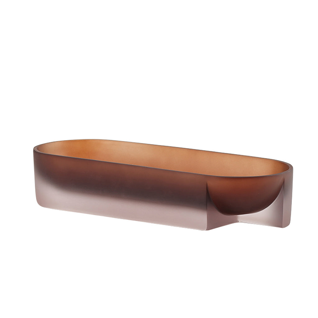 Transparent Plate - Brown
