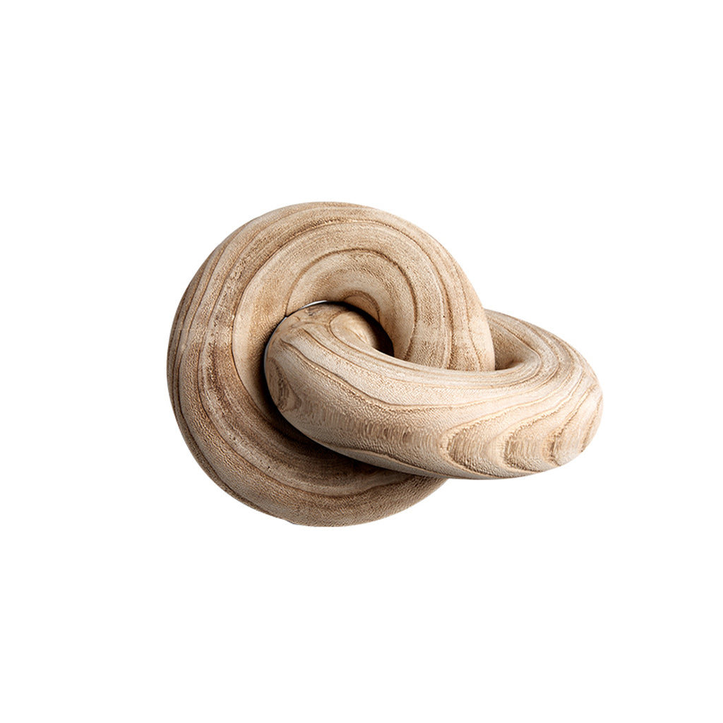 Two Ring Buckle Ornaments - Natural
