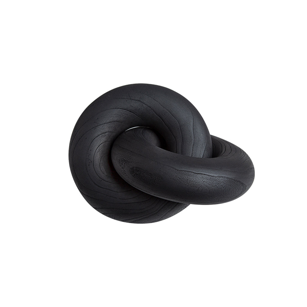 Two Ring Buckle Ornaments - Black