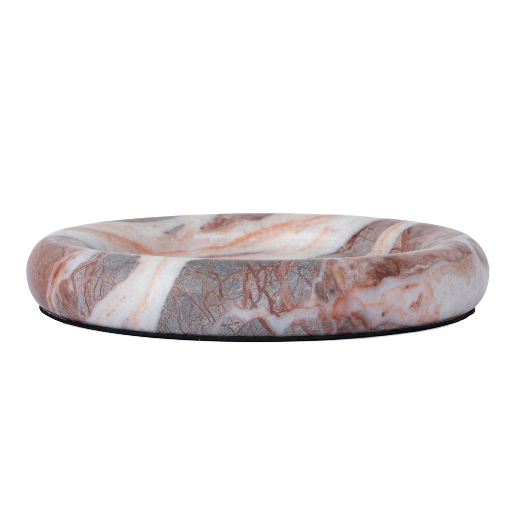 Marble Bowl - Red Ochre