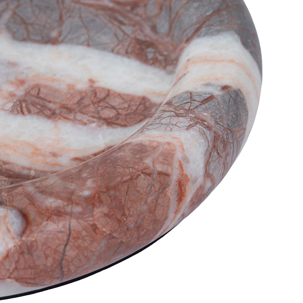 Marble Bowl - Red Ochre