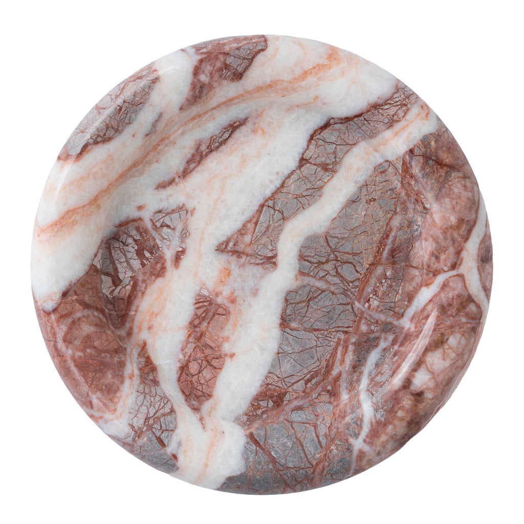 Marble Bowl - Red Ochre