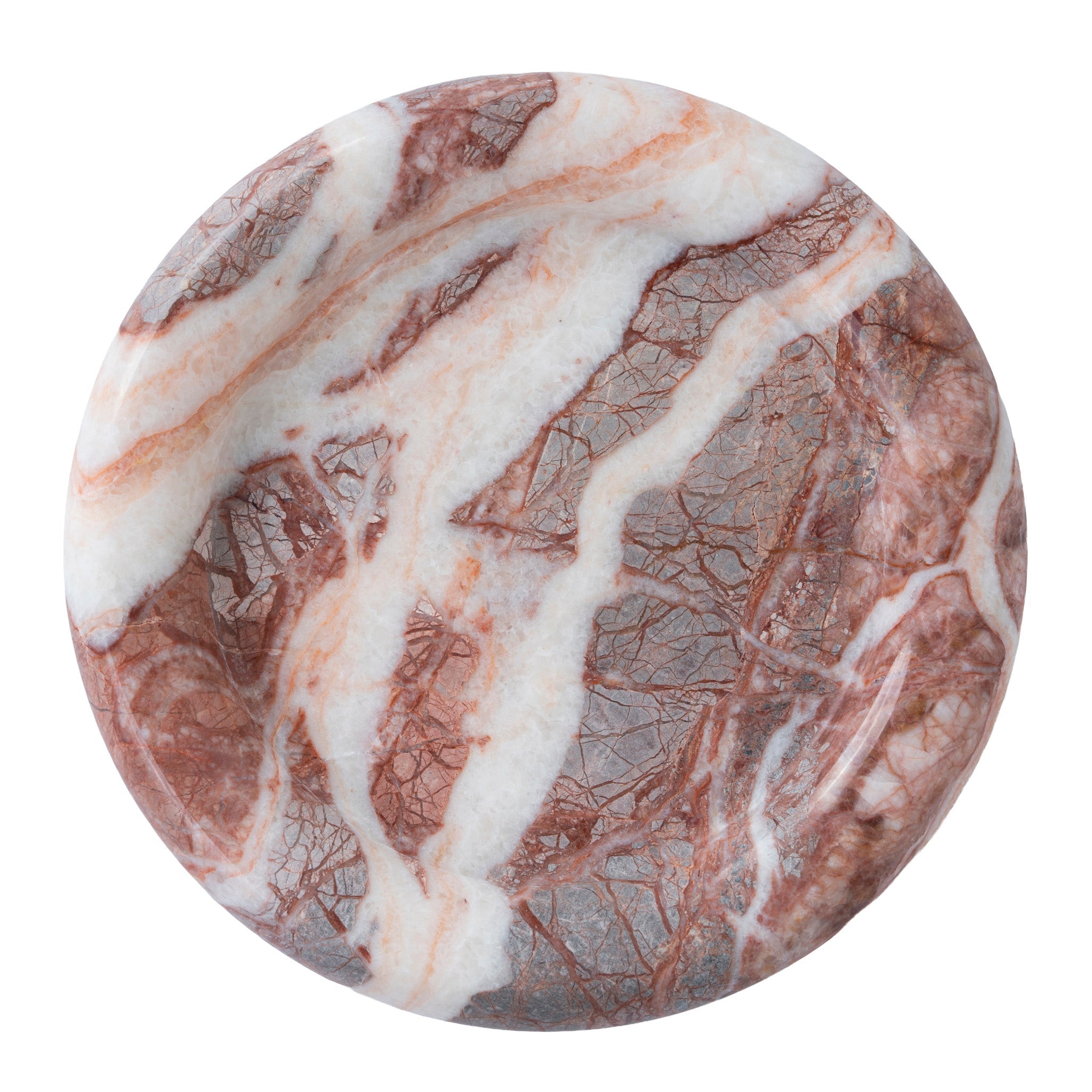 Marble Bowl - Red Ochre