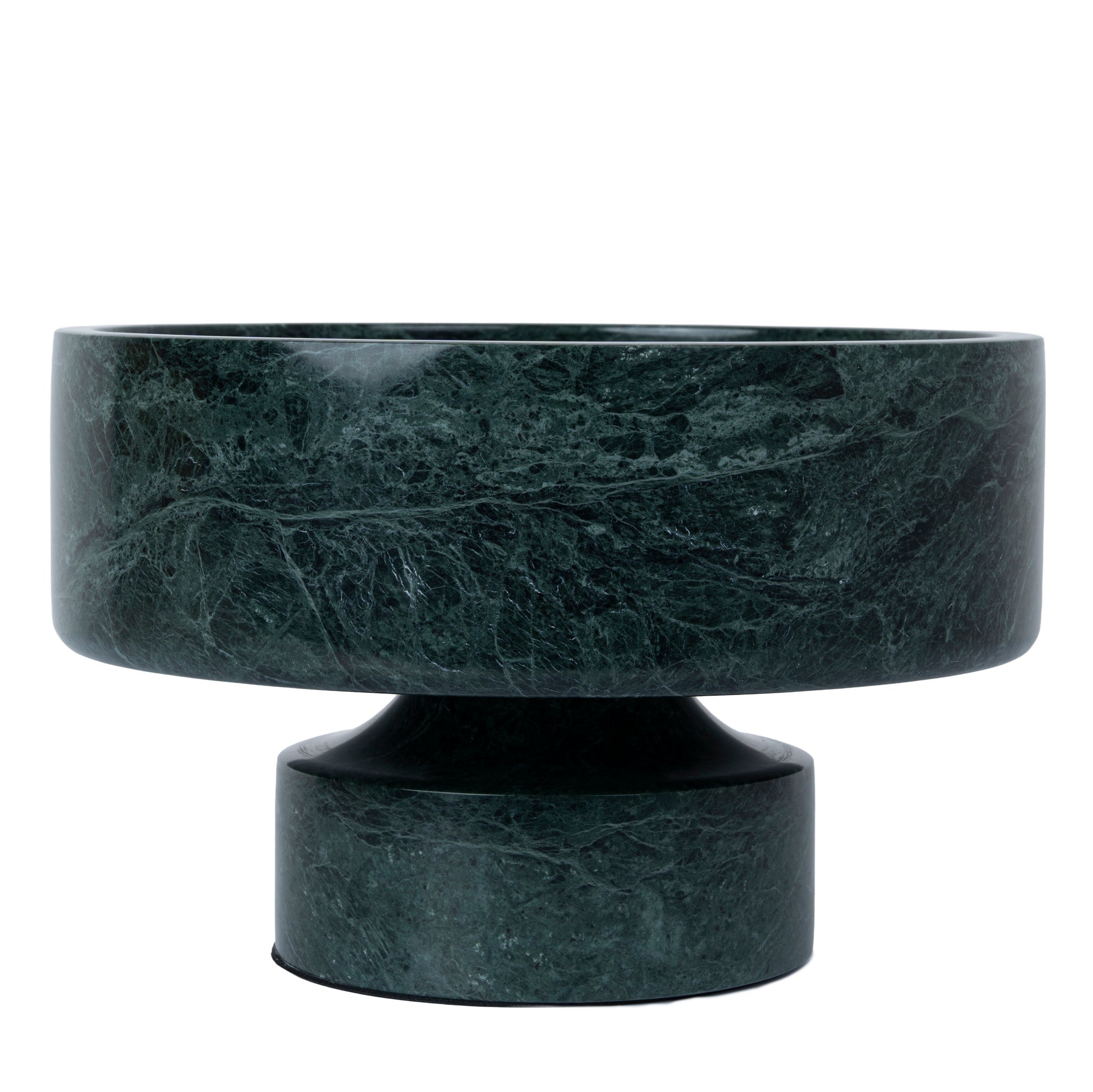 Round Marble Tray - Green