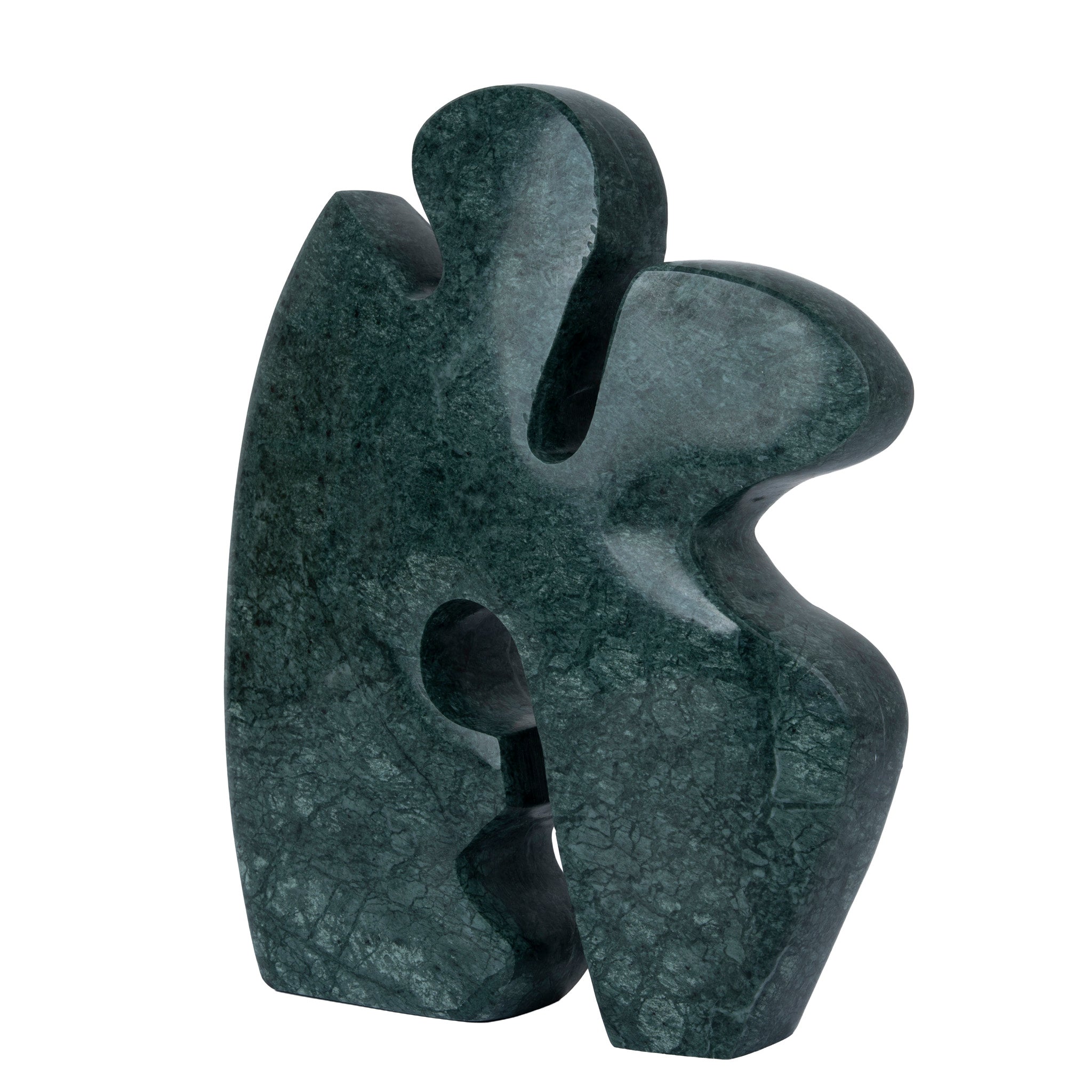 Carved Marble Accent Sculpture - Green