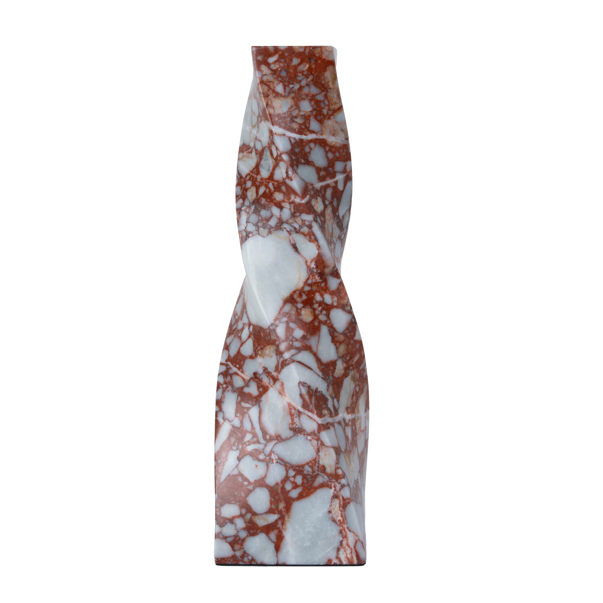 Spiral Marble Decor - Bulgari Red