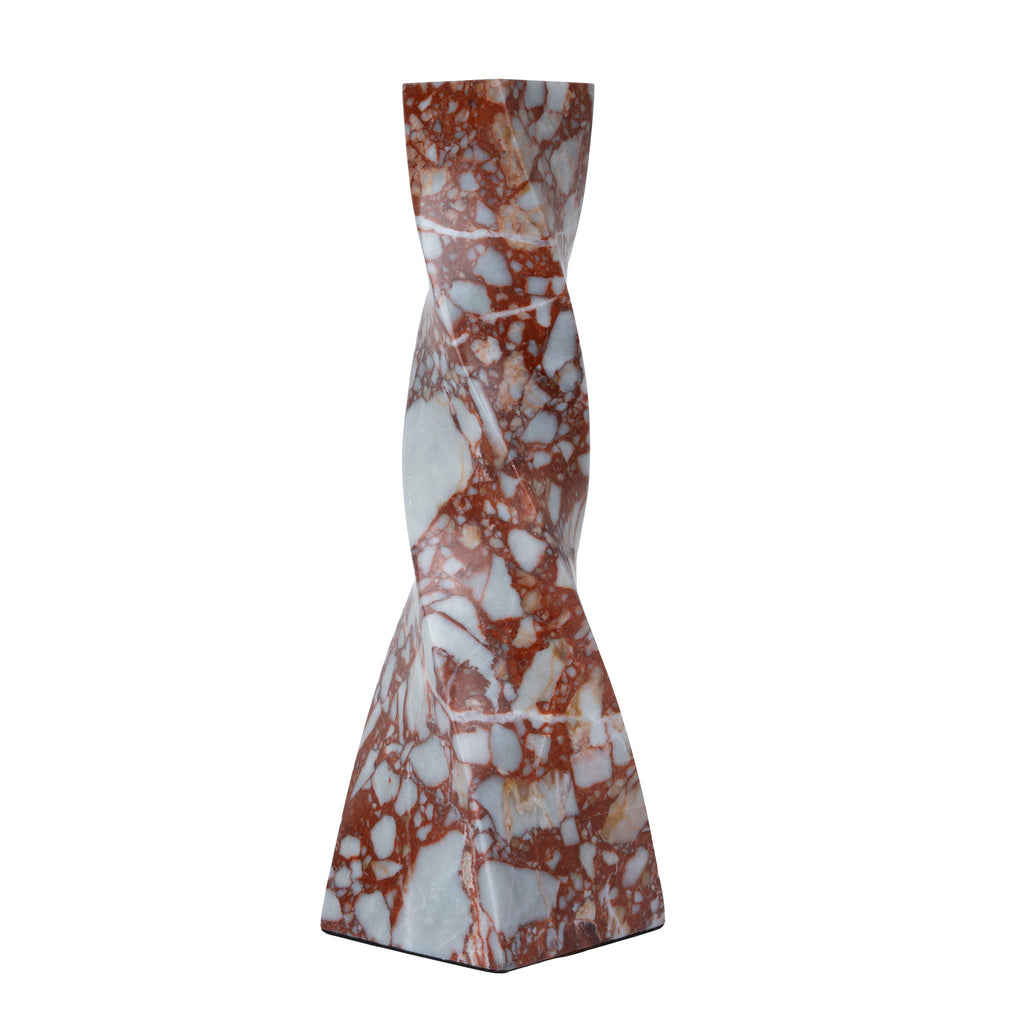 Spiral Marble Decor - Bulgari Red