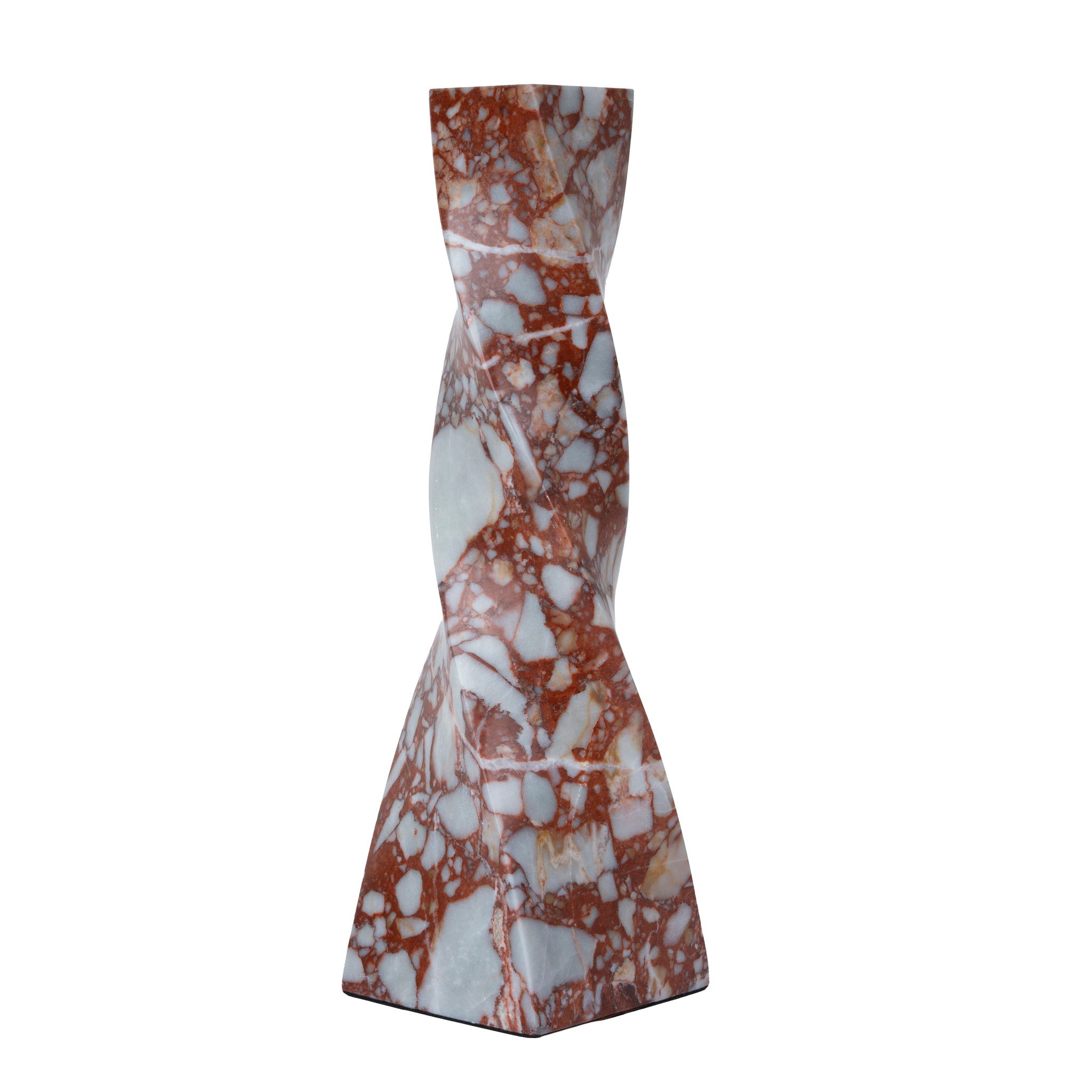 Spiral Marble Decor - Bulgari Red