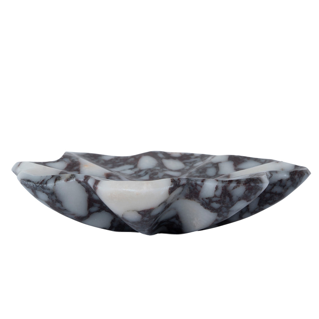 Sculptural Marble Tray - Bulgari Purple