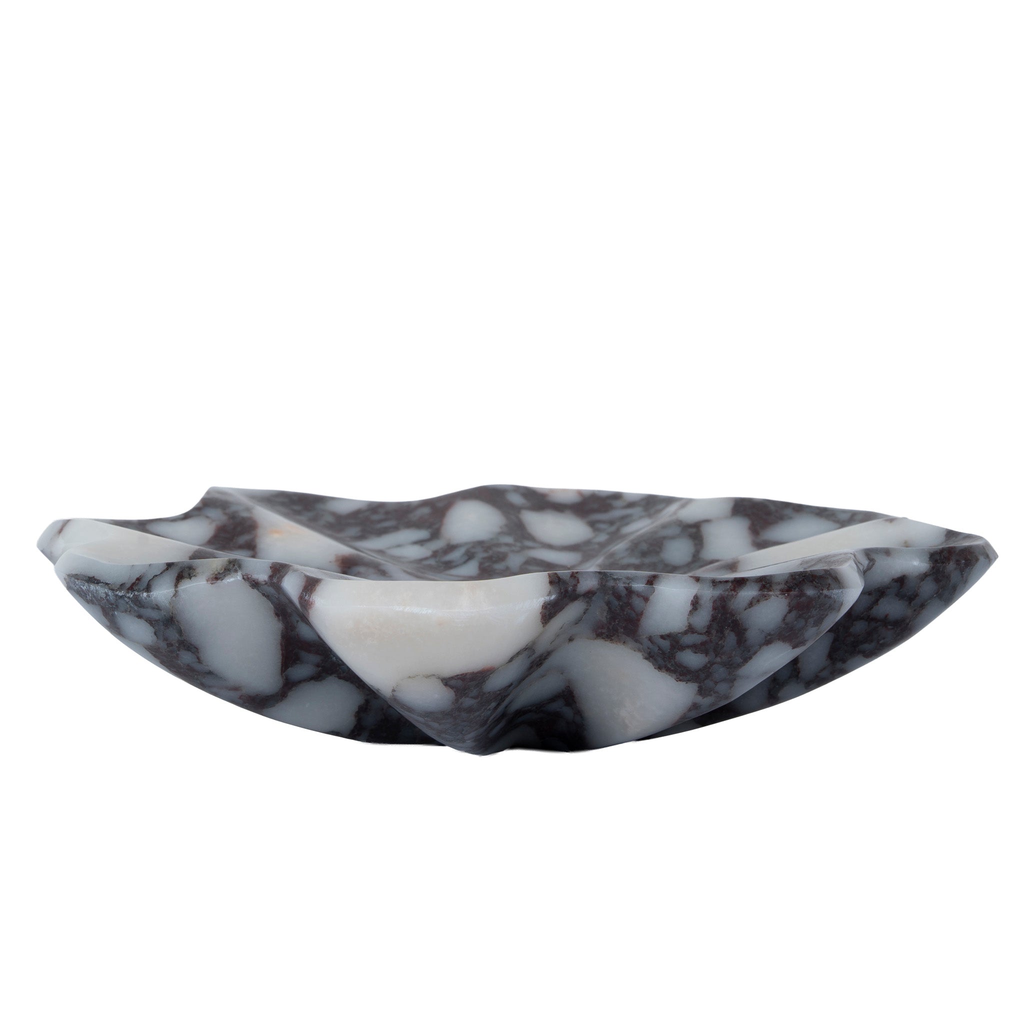 Sculptural Marble Tray - Bulgari Purple
