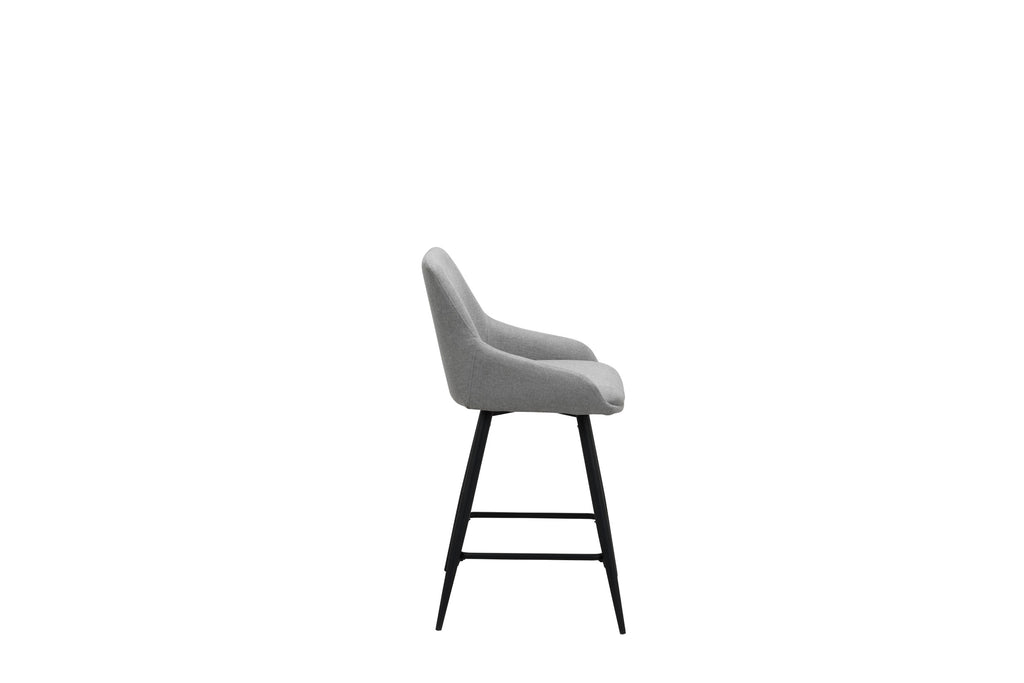 Aurelio Bar Stool Silver Grey (Set of 2)