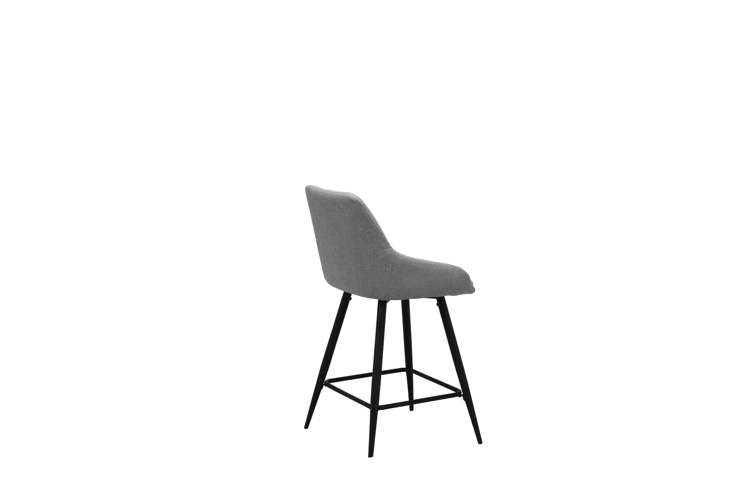 Riviera Bar Stool Silver Grey (Set of 2)