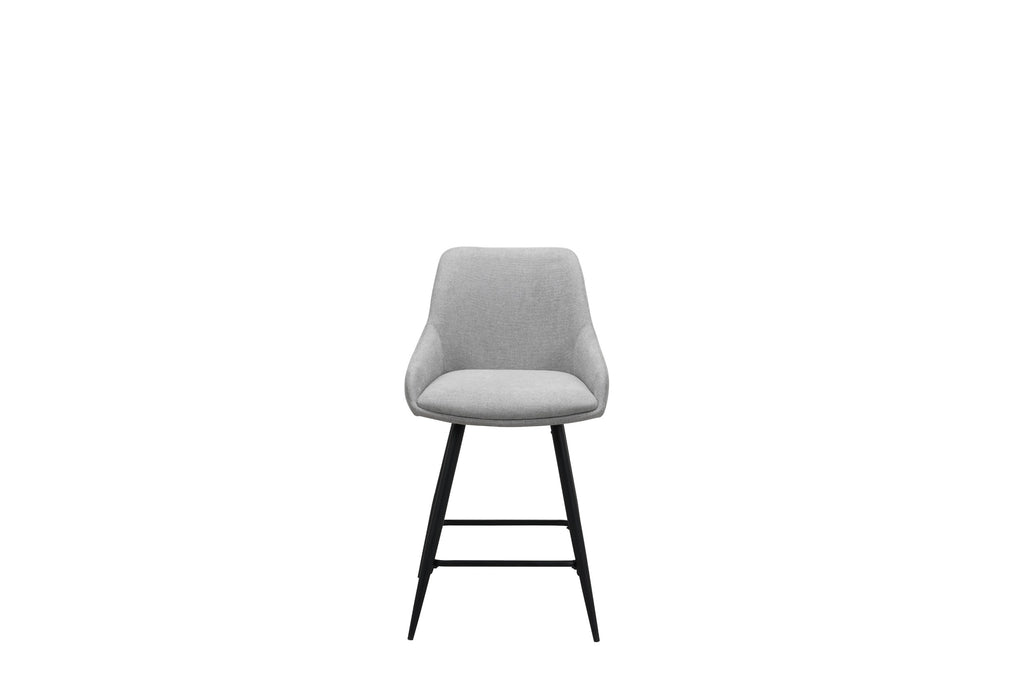 Aurelio Bar Stool Silver Grey (Set of 2)